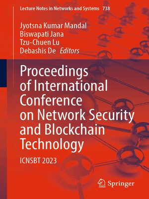 cover image of Proceedings of International Conference on Network Security and Blockchain Technology